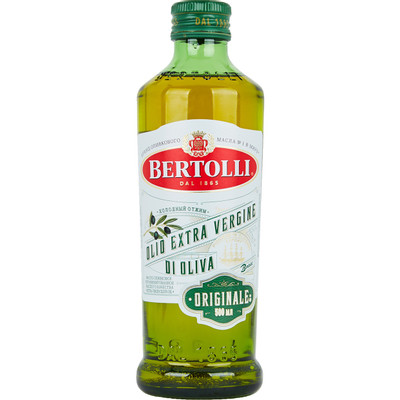 Масло оливковое Bertolli Extra Virgin Original нерафинированное, 500мл