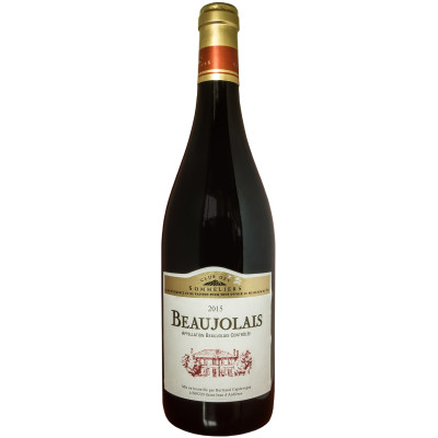 Вино Club Des Sommeliers Beaujolais красное сухое 12.5%, 750мл