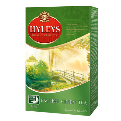 Чай Hyleys Английский зелёный высший сорт крупнолистовой, 100г