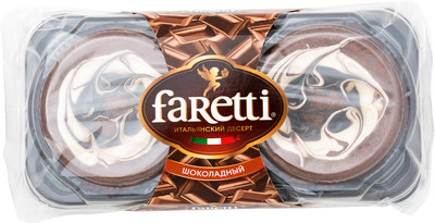 Пирожное Faretti Шоколадное, 130г