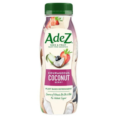 Напиток AdeZ Освежающий кокос с ягодами обогащённый витаминами пастеризованный, 250мл