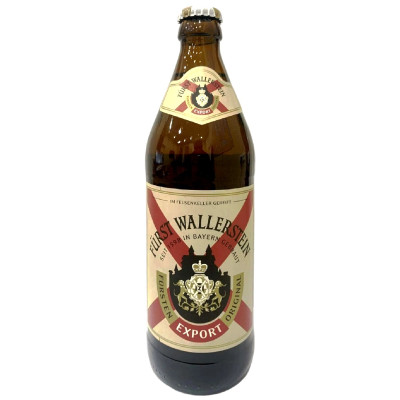 Пиво Furst Wallerstein Export пастеризованное фильтрованное светлое, 500мл