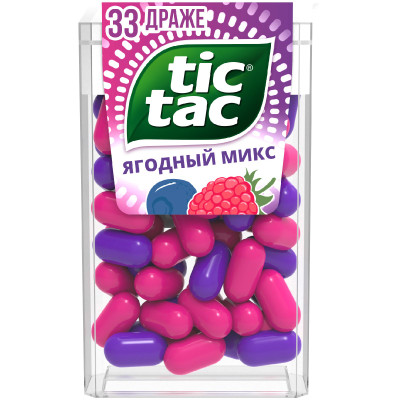 Драже Tic Tac Ягодный Микс, 16г