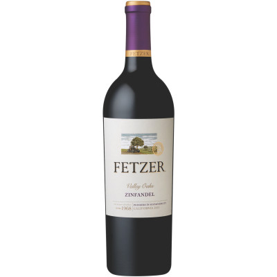Вино Fetzer Zinfandel Valley Oaks красное полусухое 13.5%, 750мл