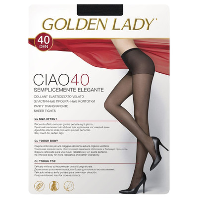 Колготки Golden Lady Ciao 40 den Nero р.5