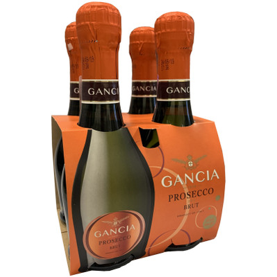 Вино игристое Gancia Просекко белое брют 11.5%, 4х200мл