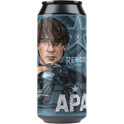 Пиво Rewort Brewery Keanu R. APA 7 светлое нефильтрованное 5.2%, 500мл