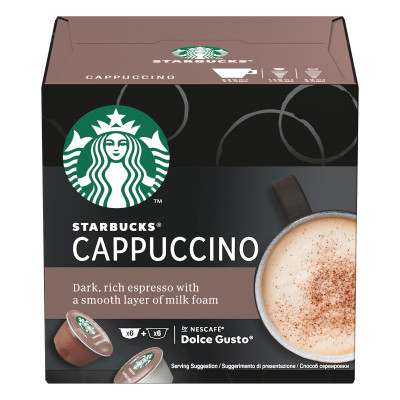 Кофе в капсулах Starbucks Cappuccino для Dolce Gusto, 6x20г