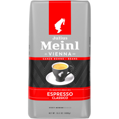 Кофе Julius Meinl ароматный натуральный жареный в зёрнах, 1кг