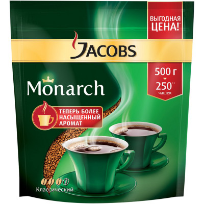 Кофе Jacobs Monarch, 500г