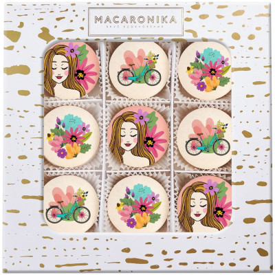 Набор пирожных Macaronika Макарон BS Праздничный, 144г