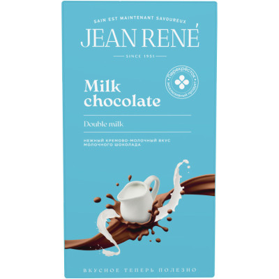 Шоколад Jean Rene Double milk молочный, 65г