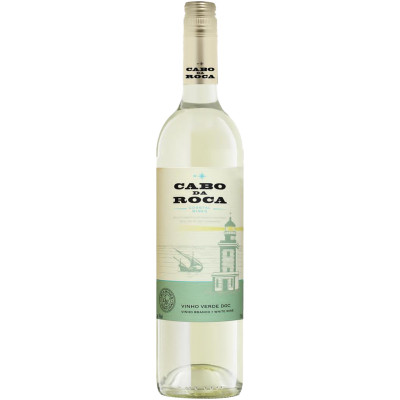 Вино Cabo da Roca Vinho Verde DOC белое полусухое 10.5%, 750мл