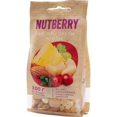 Смесь Nutberry из фруктов орехов и ягод, 100г