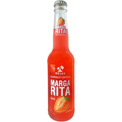 Напиток Relax Margarita слабоалкогольный газированный ароматизированный 5.5%, 330мл