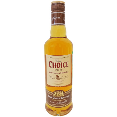 Настойка Your Choice Spiced With Taste Of Whisky горькая 40%, 500мл