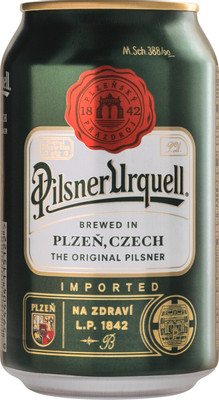 Пиво Pilsner Urquell светлое фильтрованное 4.4%, 330мл