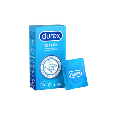 Презервативы Durex Classic, 12шт