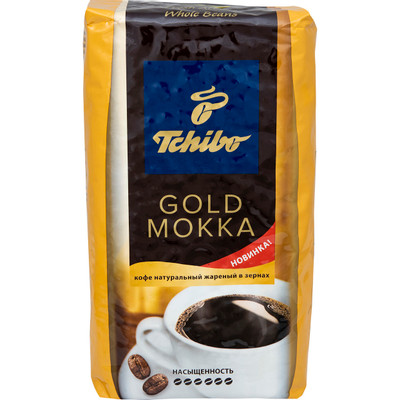 Кофе Tchibo Gold Mokka в зёрнах, 900г