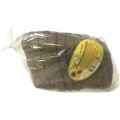 Хлеб СХК Стружкина Стойленский с ядрами семян подсолнечника в нарезке, 250г