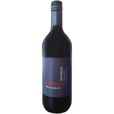 Вино Weinlandkeller Zweigelt красное сухое 13%, 1л