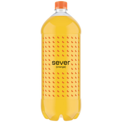 Напиток безалкогольный Sever Апельсин сильногазированный, 2л