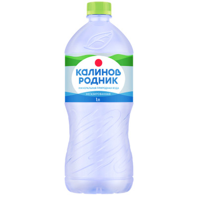 Вода Калинов Родник минеральная природная столовая питьевая негазированная, 1л
