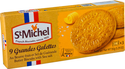 Печенье St Michel сливочное с морской солью, 150г