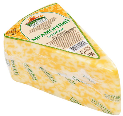 Сыр Починки Мраморный 45%