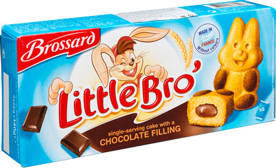 Пирожное Little Bro с шоколадной начинкой, 5х28г