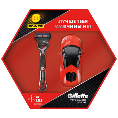 Набор Gillette Fusion Proglide Power бритва