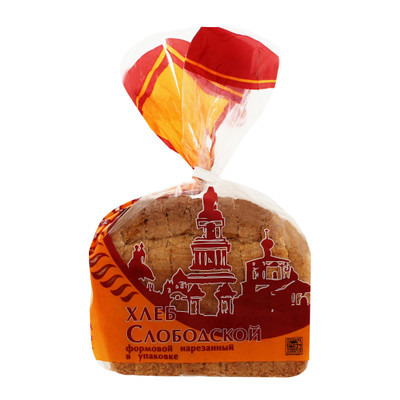 Хлеб Слободской Хлеб ржано-пшеничный в нарезке, 300г