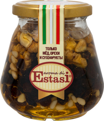 Мёд Aroma di Estasi Микс №9 натуральный с добавками, 320г