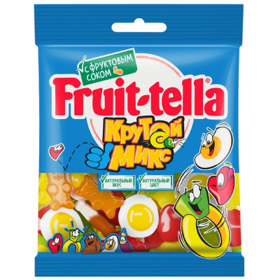 Мармелад Fruittella Крутой микс жевательный, 70г