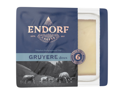 Сыр твёрдый Endorf Gruyere doux 50%, 200г