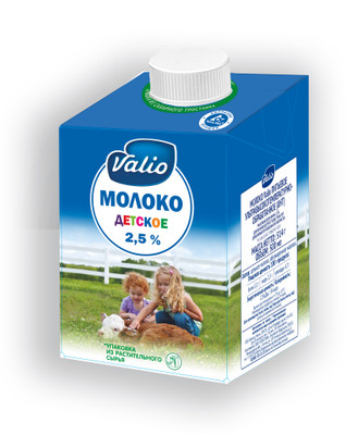 Молоко Viola UHT с 3 лет 2.5%, 500мл
