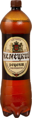 Пиво Немецкий Рецепт светлое нефильтрованное 4.7%, 1.42л