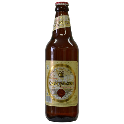 Пиво Сарапул Сарапульское светлое 4%, 500мл