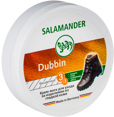 Крем-воск Salamander Dubbin бесцветный, 100мл