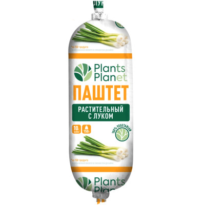 Крем-паштет Plants Planet с луком вегетарианский соевый, 150г
