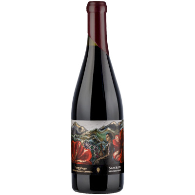 Вино Saperavi сортовое выдержанное красное сухое, 12.5%, 750мл