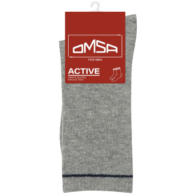 Носки Omsa Grigio Melange 115 Active мужские, р.39-41