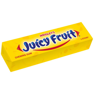 Жевательная резинка Juicy Fruit с ароматом фруктов пластинки, 13г