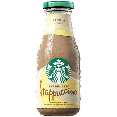Напиток молочный Starbucks Frappucсino Vanilla кофейный халяль 1.2%, 250мл