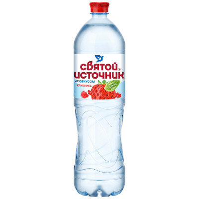 Напиток Святой Источник со вкусом клубники безалкогольный негазированный, 1.5л