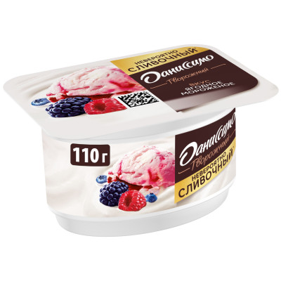 Продукт Даниссимо творожный со вкусом ягодного мороженого 5.6%, 110г