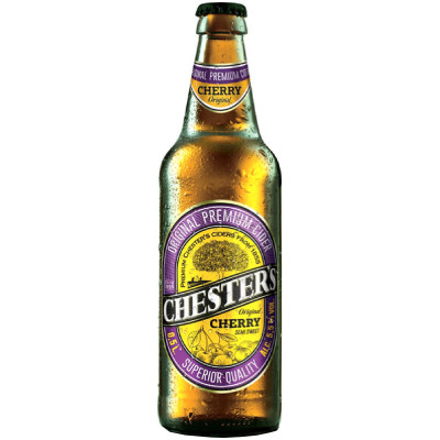 Пивной напиток Chester's Cherry Вишня фильтрованный пастеризованный 5%, 450мл