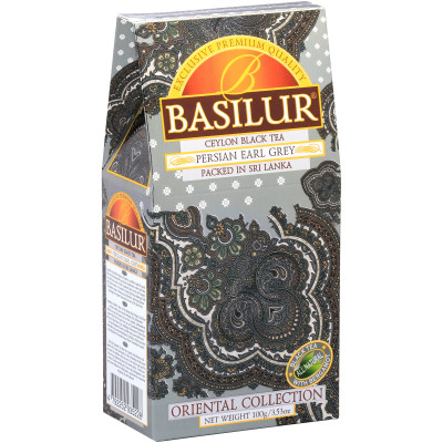 Чай Basilur Восточная Коллекция Эрл Грей по-персидски с ароматом бергамота, 100г