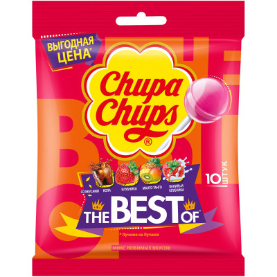 Карамель Chupa Chups The Best Of, 120г
