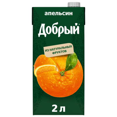Нектар Добрый апельсиновый, 2л